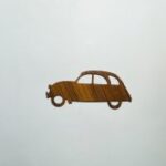 Laser Cut Car Shape Unfinished Wood Cutout Free Vector