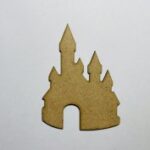 Laser Cut Castle Wood Cutout Shape Free Vector