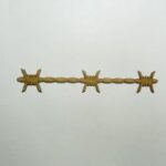 Laser Cut Barbed Wire Wooden Cutout Unfinished Craft Free Vector