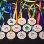 Laser Cut Wooden Medals For School Free Vector
