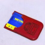 Laser Cut Personalized Leather Card Holder Free Vector