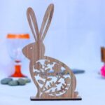 Laser Cut Easter Bunny 3mm Free Vector