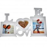Laser Cut Couple Love Photo Frame Free Vector