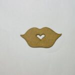 Laser Cut Lips Cutout Free Vector