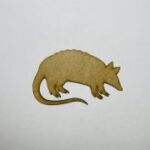 Laser Cut Wood Armadillo Cutout For Crafts Free Vector