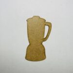 Laser Cut Unfinished Blender Shape Wood Cutout Free Vector