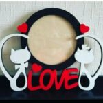 Laser Cut Love Theme Photo Frames Valentine Photo Frames Free Vector