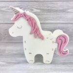 Laser Cut Unicorn Planter Flower Pot Decor Free Vector