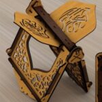 Laser Cut Quran Holder Gift For Muslims Free Vector