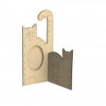 Laser Cut Cat Photo Frame Free Vector