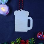 Laser Cut Beer Mug Ornament Wood Blank Free Vector
