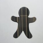 Laser Cut Gingerbread Man Cutout Unfinished Wood Shape Craft Free Vector
