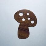 Laser Cut Mushroom Cutout Unfinished Wood Kitchen Decor Free Vector