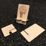 Laser Cut Blank Phone Holder Phone Stand Free Vector