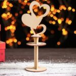 Laser Cut Heart Napkin Holder Template Free Vector