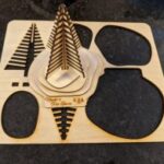 Laser Cut Table Top Christmas Tree SVG File