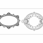 Mirror Frame Ayna dxf File