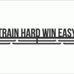 Train Hard Win Easy Medal Hanger DXF File