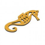 Laser Cut Seahorse Earrings SVG File
