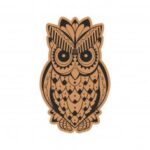 Decorative Cute Owl Laser Cut Engraving Template Free Vector