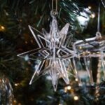 Laser Cut Snowflake Christmas Tree Ornament Free Vector