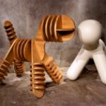 Laser Cut Creative Small Stool Kids Stool Puppy Stool Free Vector