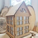 Laser Cut Small Wooden House 4mm Free Vector
