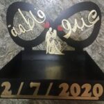 Laser Cut Personalised Name Couples Stand Wedding Decor Free Vector