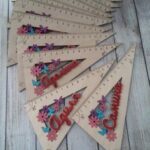 Laser Cut Wooden Triangle Ruler Free Vector