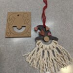 Laser Cut Macrame Valentine’s Gnome Free Vector