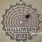 Laser Cut Spiderweb Halloween SVG File