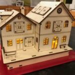 Laser Cut Advent Calendar House SVG File