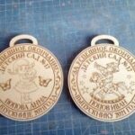 Laser Cut Custom School Medals Free Vector