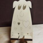 Laser Cut Wooden Cute Cell Phone Stand Free Vector