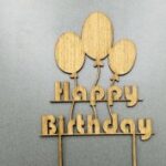 Laser Cut Balloon Cake Topper Birthday Cake Decor Free Vector