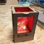 Laser Cut Koi Lamp