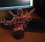 Deadpool Night Light Free Vector
