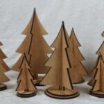 Laser Cut Christmas Trees 5mm SVG File