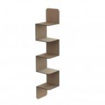 Laser Cut Zigzag Corner Wall Mount Shelf Free Vector