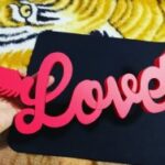 Laser Cut Romantic Love Wings Valentine Decor DXF File