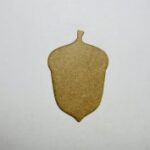 Laser Cut Acorn Shape Unfinished Wood Acorn Cutout Free Vector