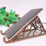 Laser Cut Wooden Phone Stand 3mm Free Vector
