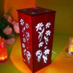 Laser Cut Wooden Night Light Lamp 3mm Free Vector