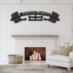 Laser Cut Powerlifting Medal Hanger Display Free Vector