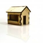 Laser Cut Christmas Market Stall DXF File