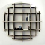 Massironi Shelf Wall Bookshelf Laser Cutting Template Free Vector