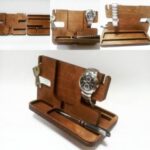 Laser Cut Phone Docking Station Night Stand Gift For Men Husband Free Vector