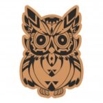 Cute Owl Laser Cut Engraving Template Free Vector