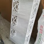 Decorative Bookcase Shelf Laser Cut Free Vector