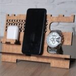 Laser Cut Desk Organizer Nightstand Organizer Gift For Men Free Vector